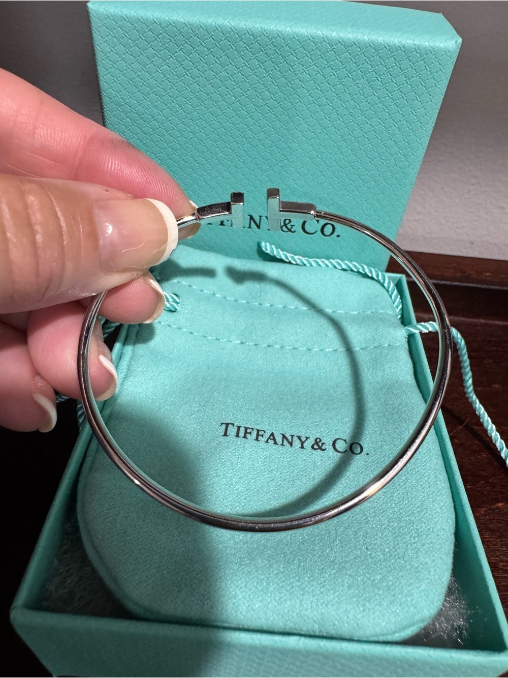 Tiffany TT Double T bracelet - Picture 6 of 6